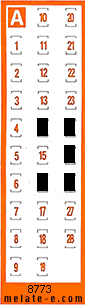 Volante ganador del sorteo 8773 de Chispazo