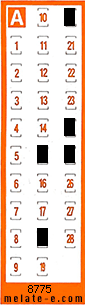 Volante ganador del sorteo 8775 de Chispazo