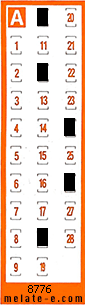 Volante ganador del sorteo 8776 de Chispazo