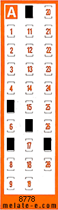 Volante ganador del sorteo 8778 de Chispazo