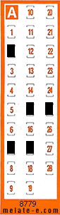 Volante ganador del sorteo 8779 de Chispazo