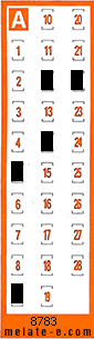 Volante ganador del sorteo 8783 de Chispazo