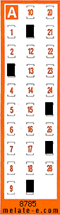 Volante ganador del sorteo 8785 de Chispazo