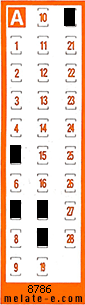 Volante ganador del sorteo 8786 de Chispazo