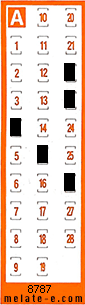 Volante ganador del sorteo 8787 de Chispazo