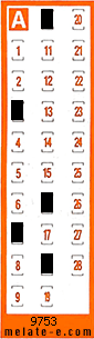 Volante ganador del sorteo 9753 de Chispazo