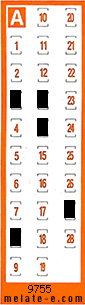 Volante ganador del sorteo 9755 de Chispazo