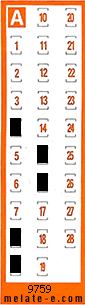 Volante ganador del sorteo 9759 de Chispazo
