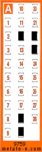 Volante ganador del sorteo 9760 de Chispazo