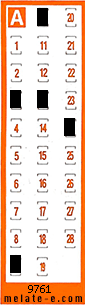 Volante ganador del sorteo 9761 de Chispazo