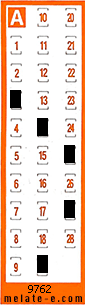 Volante ganador del sorteo 9762 de Chispazo