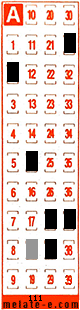 Volante ganador del sorteo 111 de Melate Retro