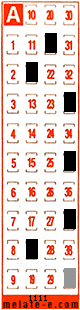 Volante ganador del sorteo 1111 de Melate Retro