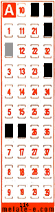 Volante ganador del sorteo 114 de Melate Retro