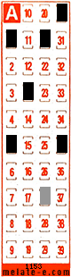 Volante ganador del sorteo 1153 de Melate Retro