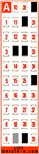 Volante ganador del sorteo 1159 de Melate Retro