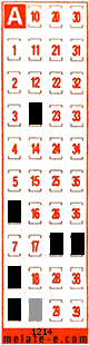 Volante ganador del sorteo 1214 de Melate Retro