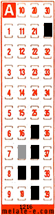 Volante ganador del sorteo 1216 de Melate Retro