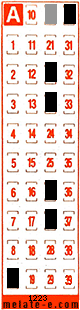 Volante ganador del sorteo 1223 de Melate Retro
