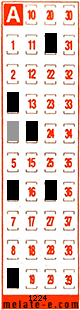 Volante ganador del sorteo 1224 de Melate Retro