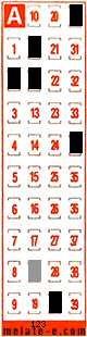 Volante ganador del sorteo 123 de Melate Retro