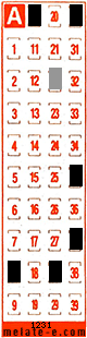 Volante ganador del sorteo 1231 de Melate Retro