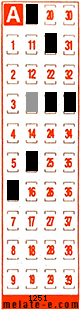 Volante ganador del sorteo 1251 de Melate Retro