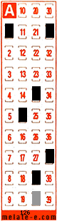 Volante ganador del sorteo 126 de Melate Retro