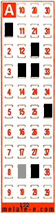 Volante ganador del sorteo 132 de Melate Retro