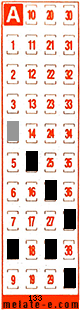 Volante ganador del sorteo 133 de Melate Retro