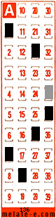 Volante ganador del sorteo 136 de Melate Retro