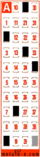 Volante ganador del sorteo 137 de Melate Retro