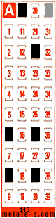 Volante ganador del sorteo 143 de Melate Retro
