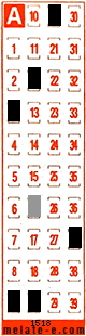 Volante ganador del sorteo de Melate Retro con fecha del sábado   5 de abril de 2025