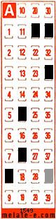 Volante ganador del sorteo de Melate Retro con fecha del martes  22 de julio de 2025