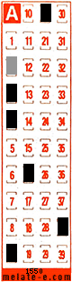 Volante ganador del sorteo de Melate Retro con fecha del sábado  26 de julio de 2025