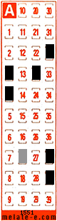 Volante ganador del sorteo de Melate Retro con fecha del martes  29 de julio de 2025