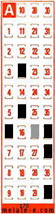 Volante ganador del sorteo 178 de Melate Retro