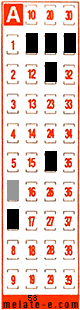 Volante ganador del sorteo 58 de Melate Retro