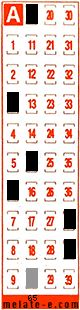 Volante ganador del sorteo 65 de Melate Retro