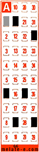 Volante ganador del sorteo 66 de Melate Retro
