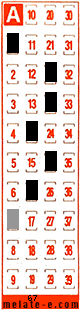 Volante ganador del sorteo 67 de Melate Retro