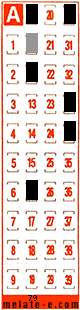 Volante ganador del sorteo 79 de Melate Retro