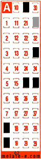 Volante ganador del sorteo 82 de Melate Retro