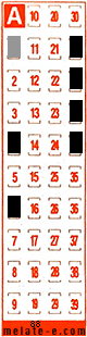 Volante ganador del sorteo 88 de Melate Retro