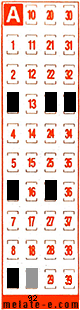 Volante ganador del sorteo 92 de Melate Retro