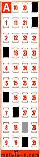 Volante ganador del sorteo 99 de Melate Retro