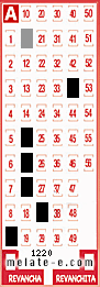 Volante ganador del sorteo 1220 de Melate