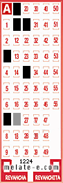 Volante ganador del sorteo 1224 de Melate