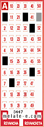 Volante ganador del sorteo de Melate con fecha del miércoles   7 de abril de 2021